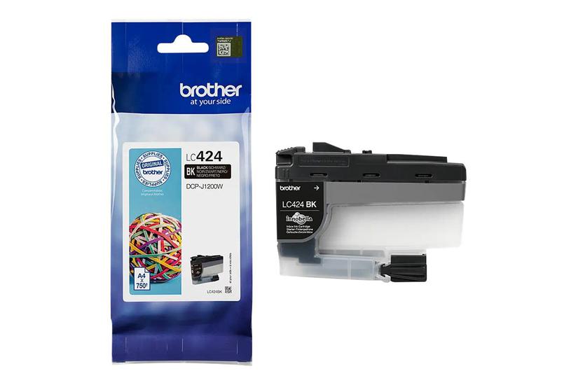 Brother Lc424bk Sort Original Blækpatron