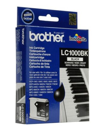 Brother Lc1000bk Sort Original Blækpatron