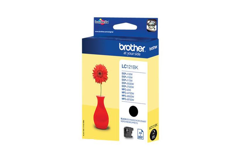 Brother Lc121bk Sort Original Blækpatron