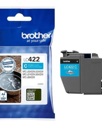 Brother Lc422c Cyan Original Blækpatron