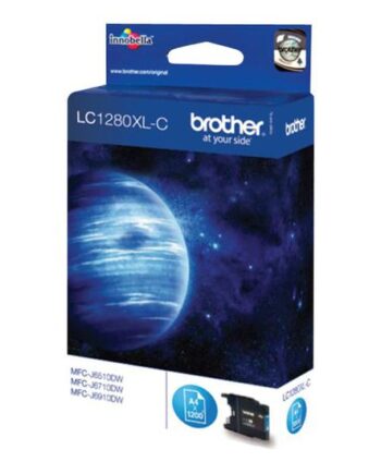 Brother Lc1280   Cyan Original Blækpatron