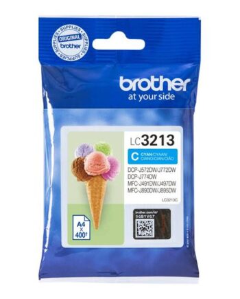 Brother Lc3213c Højtydende Cyan Original Blækpatron