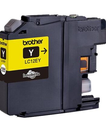 Brother Lc12ey   Capacity Gul Original Blækpatron