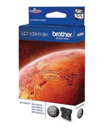 Brother Lc1100hybk Højtydende Sort Original Blækpatron