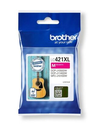 Brother Lc421   Højtydende Magenta Original Blækpatron