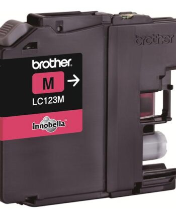 Brother Lc123m Højtydende Magenta Original Blækpatron