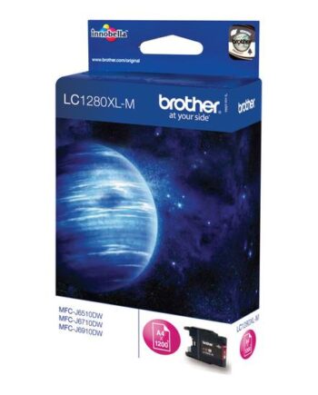 Brother Lc1280   Magenta Original Blækpatron