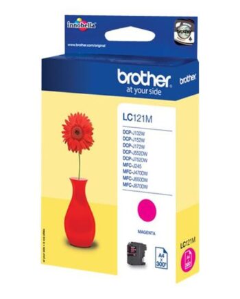 Brother Lc121m Magenta Original Blækpatron
