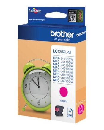 Brother Lc125   Super High Yield Magenta Original Blækpatron
