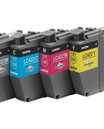 Brother Lc422 Multipack   Pakker Sort  Gul  Cyan  Magenta Original Blækpatron