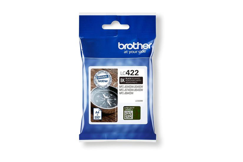 Brother Lc422 Sort Original Blækpatron
