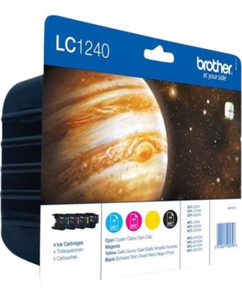 Brother Lc1240 Value-pack Sort  Gul  Cyan  Magenta Original Blækpatron