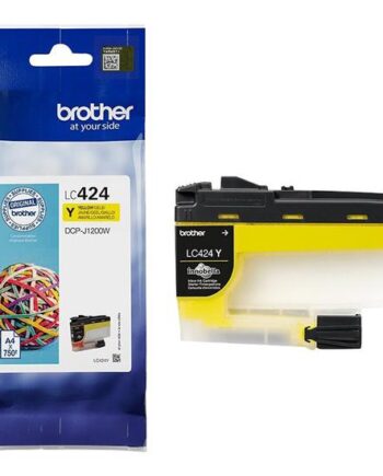 Brother Lc424y Gul Original Blækpatron