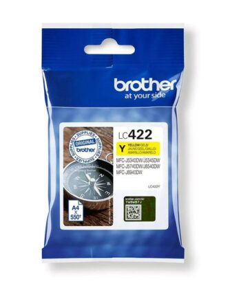 Brother Lc422y Gul Original Blækpatron