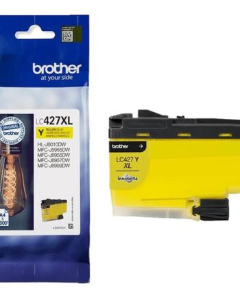 Brother Lc427   Høj Kapacitet Gul Original Blækpatron