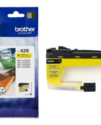 Brother Lc426y Højtydende Gul Original Blækpatron