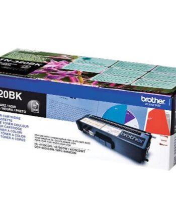 Brother Tn320bk Sort Original Tonerpatron
