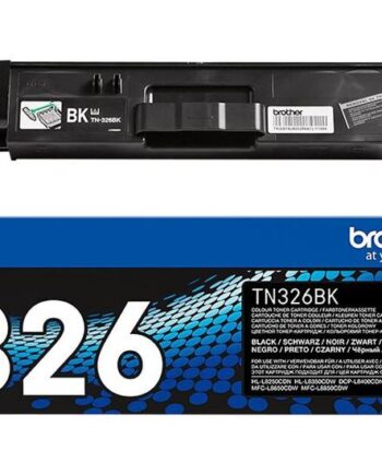 Brother Tn326bk Sort Original Tonerpatron