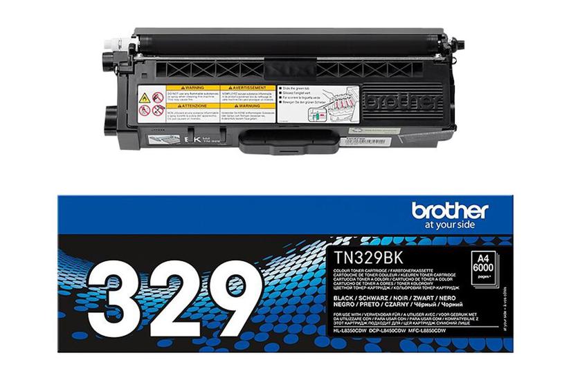 Brother Tn329bk Sort Original Tonerpatron