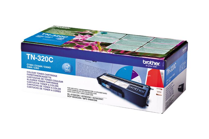 Brother Tn320c Cyan Original Tonerpatron