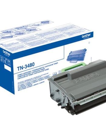 Brother Tn3480 Højtydende Sort Original Tonerpatron