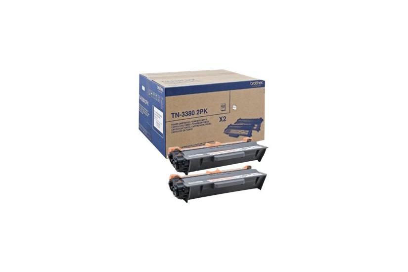 Brother Tn3380 2pk Pakker Sort Original Tonerpatron