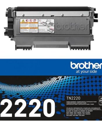 Brother Tn2220 Sort Original Tonerpatron