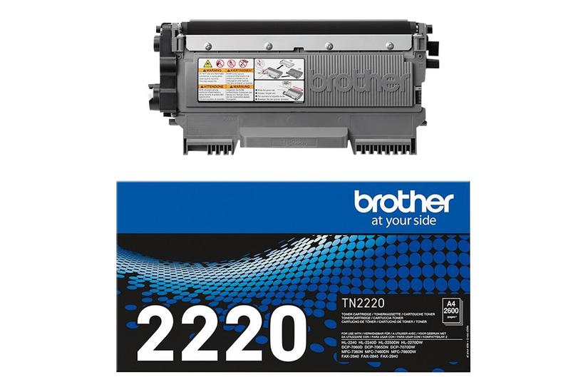 Brother Tn2220 Sort Original Tonerpatron