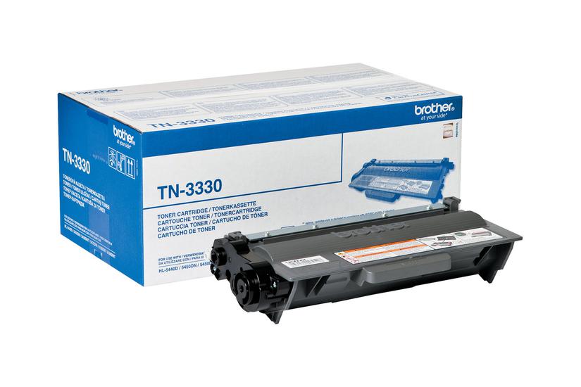 Brother Tn3330 Sort Original Tonerpatron