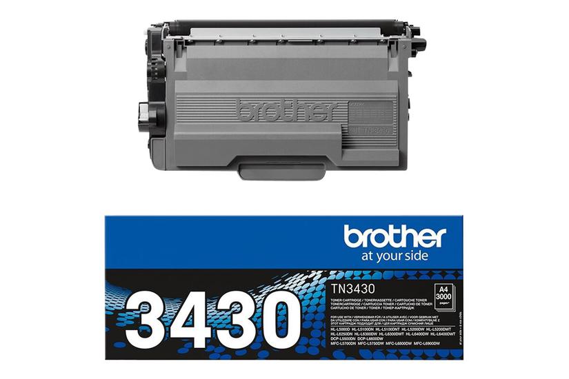 Brother Tn3430 Sort Original Tonerpatron
