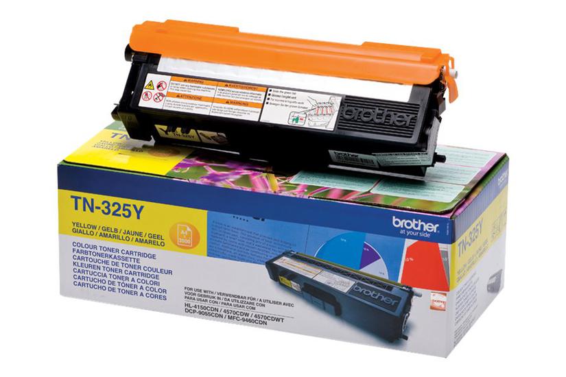 Brother Tn325y Gul Original Tonerpatron