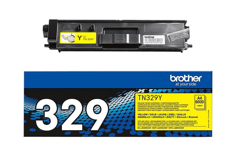 Brother Tn329y Gul Original Tonerpatron