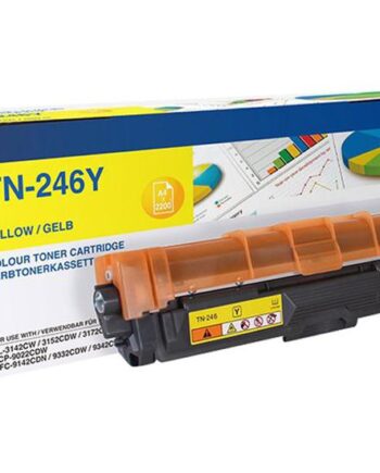 Brother Tn246y Gul Original Tonerpatron