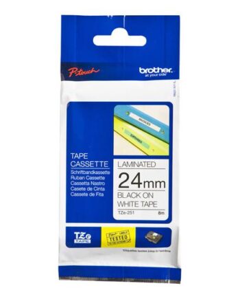 Brother Tz251 Lamineret Bånd   Kassette    Rulle      Cm