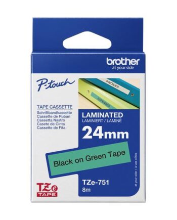 Brother Tze-751 Lamineret Bånd   Kassette    Rulle      Cm