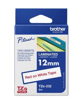 Brother Tze-232 Lamineret Bånd   Kassette    Rulle      Cm