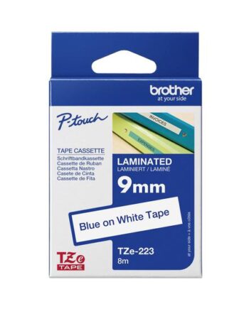 Brother Tze-223 Lamineret Bånd   Kassette    Rulle      Cm