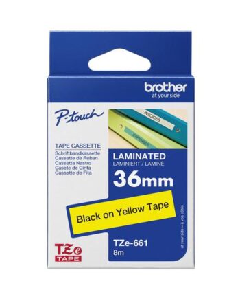 Brother Tze-661 Lamineret Bånd   Kassette    Rulle      Cm