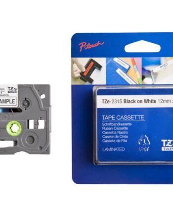 Brother Tze-231s Lamineret Bånd   Kassette    Rulle      Cm