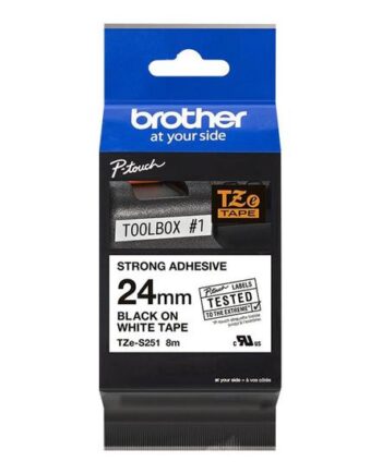 Brother Tze-s251 Lamineret Bånd   Kassette    Rulle      Cm