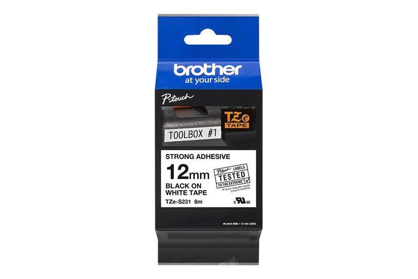 Brother Tze-s231 Lamineret Bånd Kassette Rulle Cm