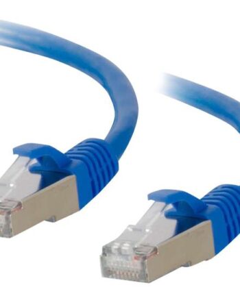 C2g Cat6a Booted Shielded  Stp  Network Patch Cable Patchkabel     Blå