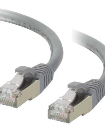 C2g Cat6a Booted Shielded  Stp  Network Patch Cable Patchkabel     Grå