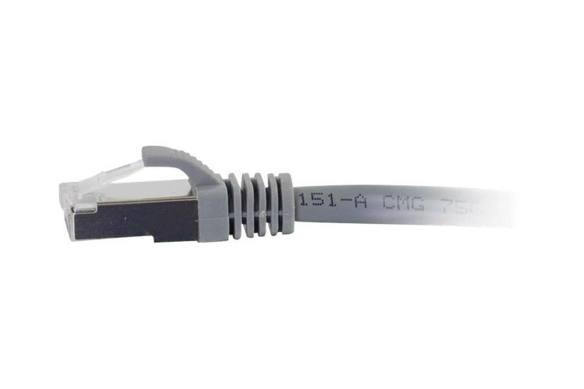 C2g Cat6a Booted Shielded Stp Network Patch Cable Patchkabel Grå