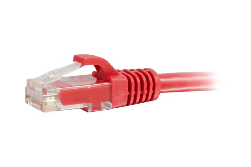 C2g Cat6 Booted Unshielded Utp Network Patch Cable Patchkabel Rød