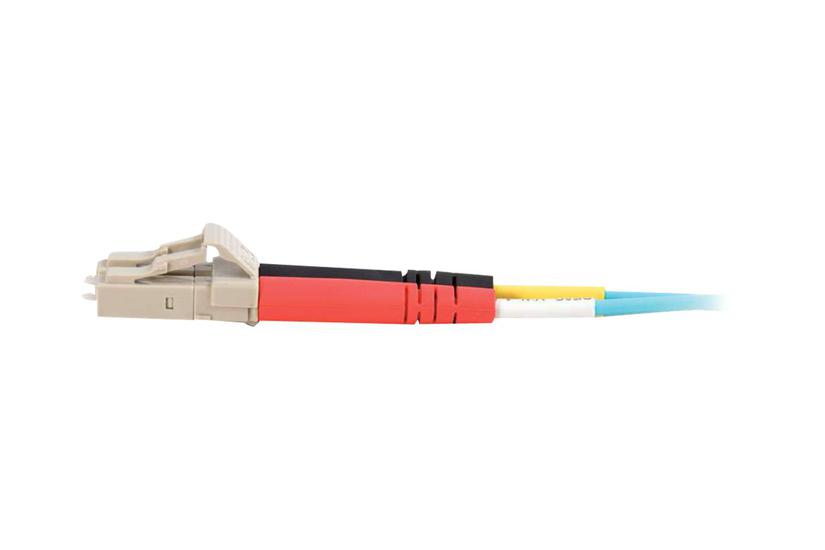 C2g Lc-lc 10gb 50 125 Om3 Duplex Multimode Pvc Fiber Optic Cable Lszh Netværkskabel 10 Akvamarin