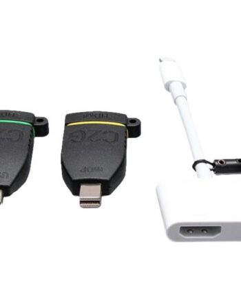 C2g Universal 4k Hdmi Adapter Ring With Color Coded Mini Displayport  Usb-   And Lightning Videoadapter-kit Mini Displayport   Hdmi   Usb   Lightning