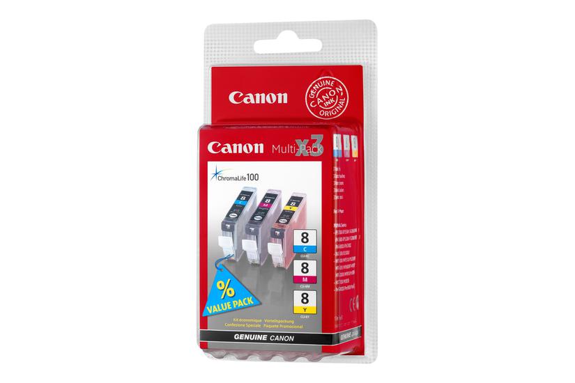 Canon Cli- Color Multipack Gul Cyan Magenta Original Blækbeholder