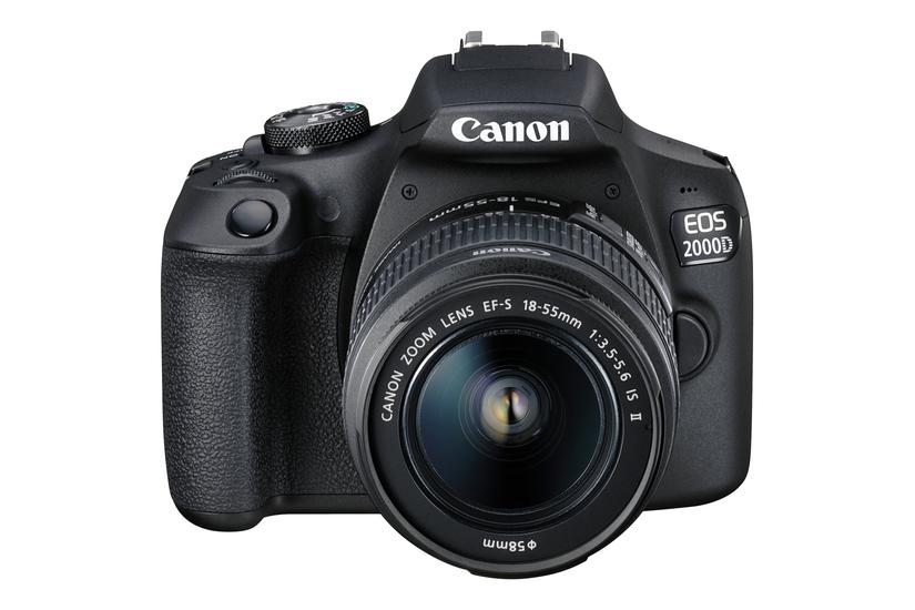 Canon Eos 2000d Digitalkamera Ef- 18-55 Mm Is Ii Objektiv
