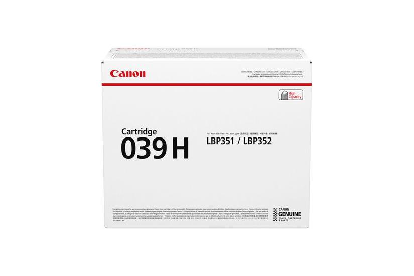 Canon 039 Høj Kapacitet Sort Original Tonerpatron